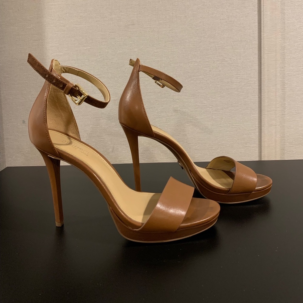 Michael Kors Leather Platform Heels